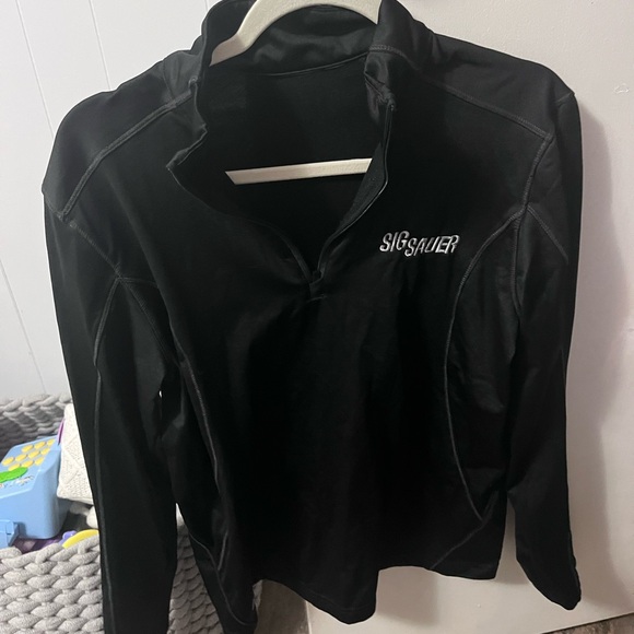 Other - Sig Sauer Black Quarter-Zip Pullover